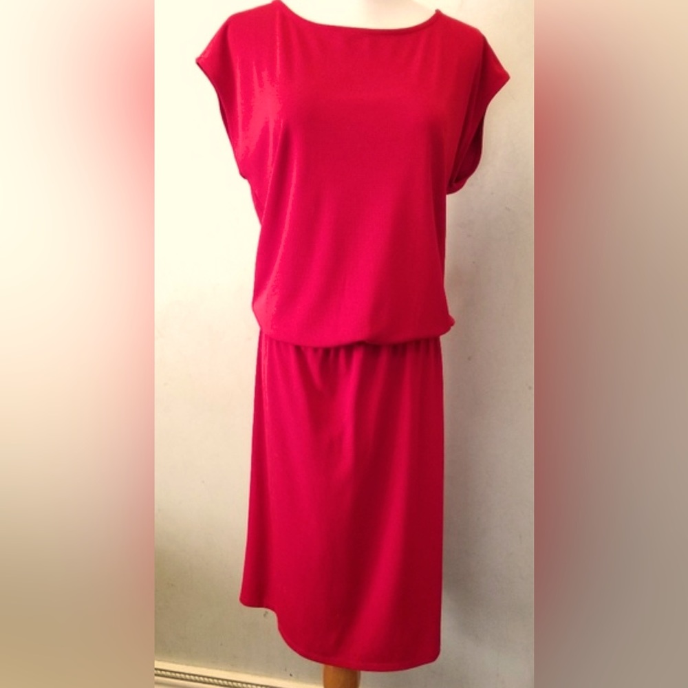 TALBOTS Red Dress size Large